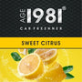 AGE 1981 Car Solid Air Freshener - Citrus