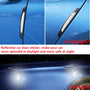 Reflective Car Door Edge Guard Stickers - 4 Pcs