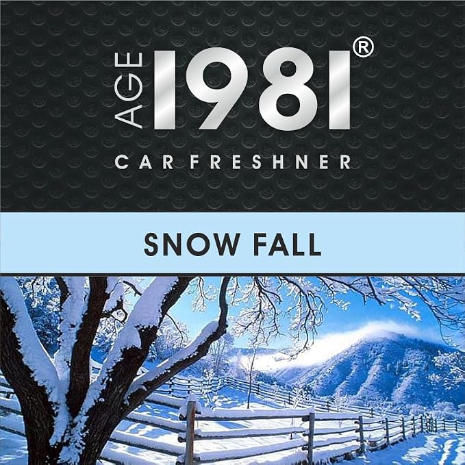 AGE 1981 Car Solid Air Freshener - Snow Fall