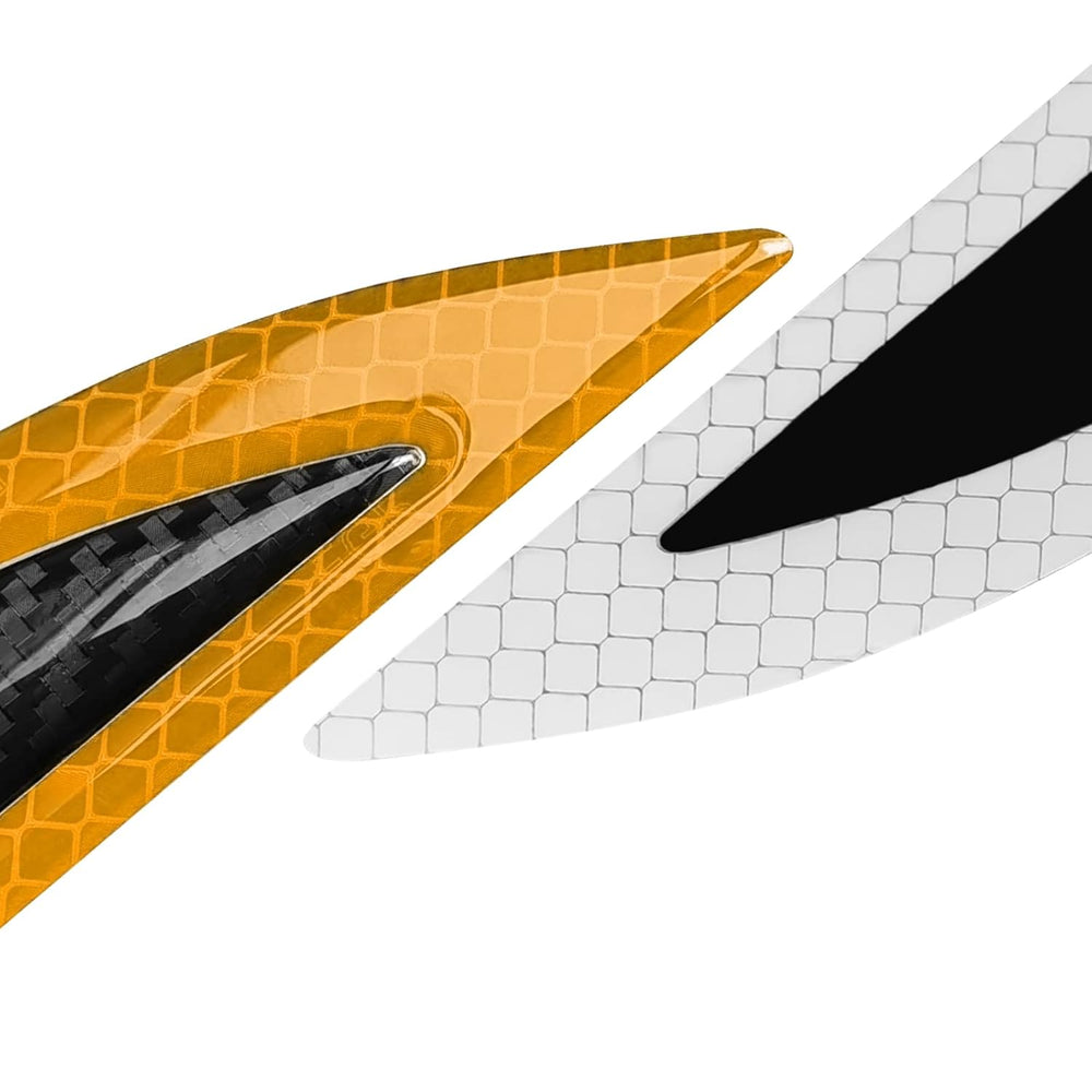 Carbon Fiber Car Fender Protection Stickers - 2 Pcs
