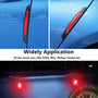 Reflective Car Door Edge Guard Stickers - 4 Pcs