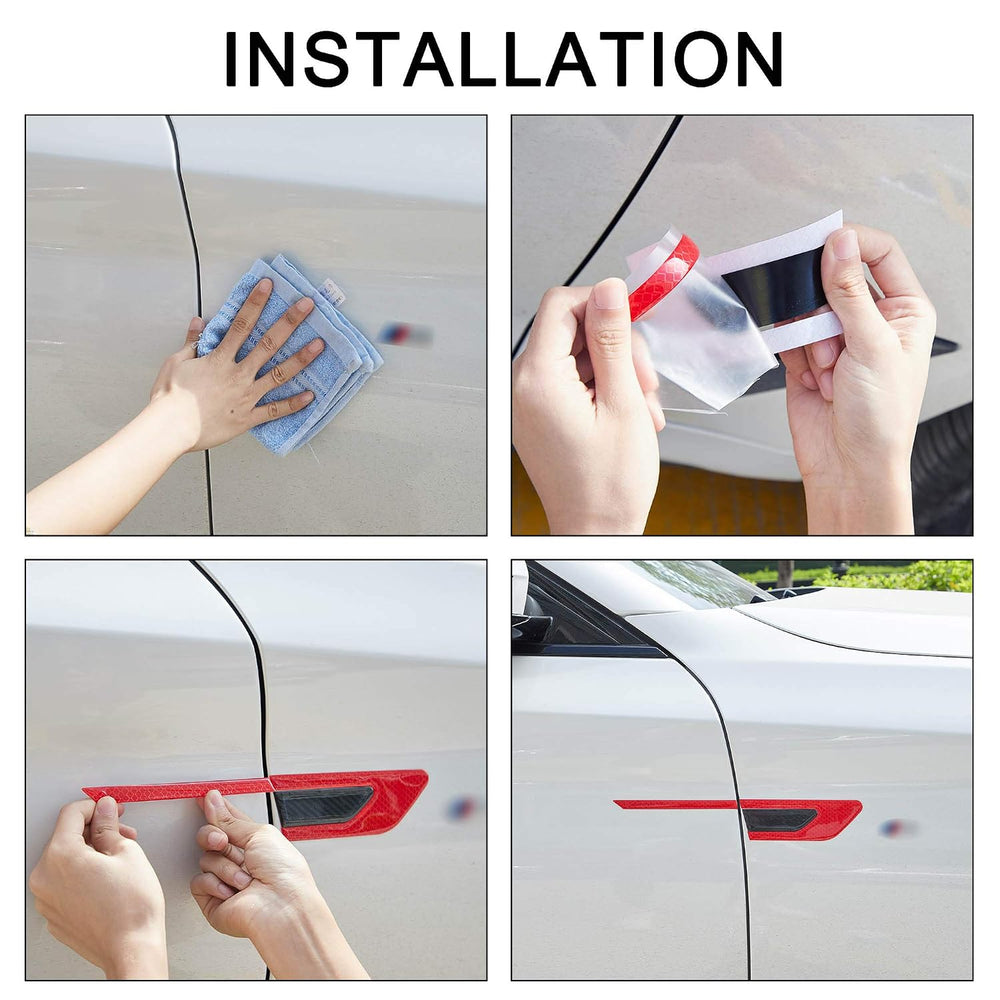 3D Reflective Fender & Bumper Stripe Stickers
