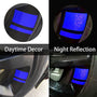 Reflective Wheel Rim Hash Stripe Decals - 6 Pcs, 18-21 in