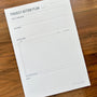 Project Planner Notepad with Checklist & Notes - 5.75 x 9 in