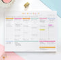 Weekly Planner with Habit Tracker - 10 Sheets, 9 x 11.5 in