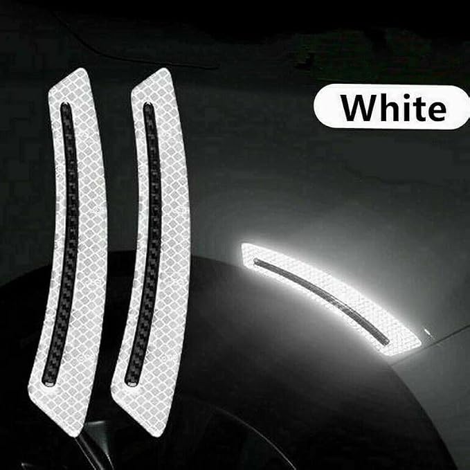 Car Fender Reflective Stripe Stickers - 2 Pcs