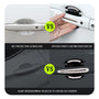 Reflective Car Door Handle Scratch Guards - 8 Pcs