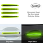 Reflective Car Door Handle Protector Stickers - 4 Pcs