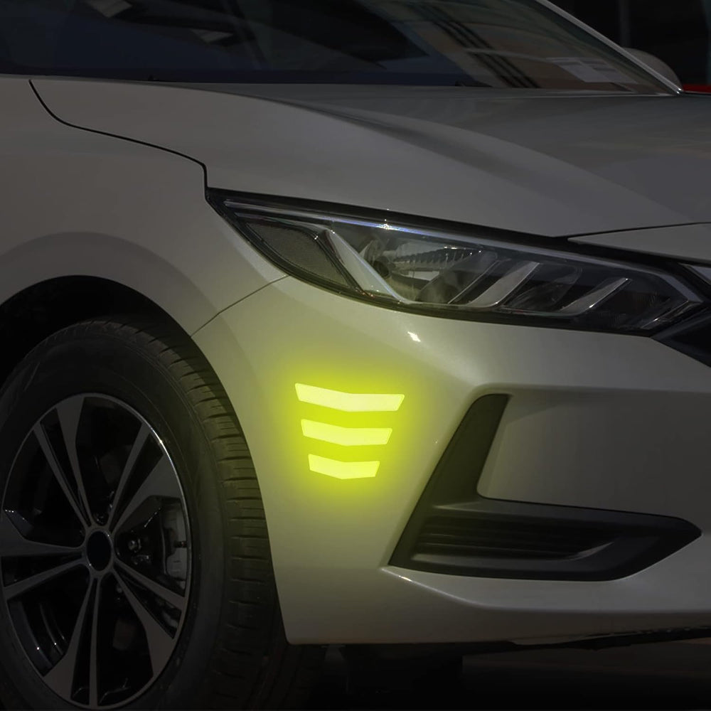 Reflective Bumper Protector Strips - 3 Pcs