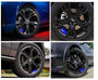 Reflective Wheel Rim Hash Stripe Decals - 6 Pcs, 18-21 in