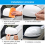 Reflective Rearview Mirror Warning Stickers - 2 Pcs