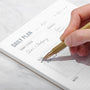 Daily Planner Notepad with Hourly Schedule - 5.75 x 9 in