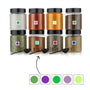 Multicolour Square Dot Stickers - 12 mm Self-Adhesive Labels
