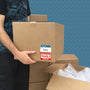 Large Home Moving Box Labels - 160 Pcs, 17 Colour-Coded