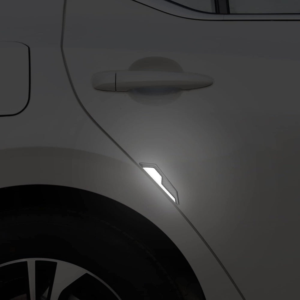 Carbon Fiber Car Door Protection Stickers - 4 Pcs