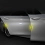 Carbon Fiber Car Door Protection Stickers - 4 Pcs