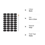 Waterproof Chalkboard Jar Labels - 176 Pcs, Design B