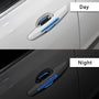 Reflective Car Door Handle Scratch Guards - 8 Pcs