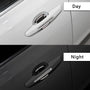 Reflective Car Door Handle Scratch Guards - 8 Pcs