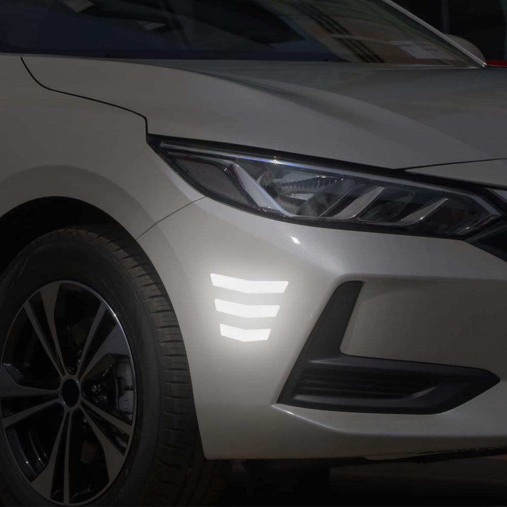 Reflective Bumper Protector Strips - 3 Pcs