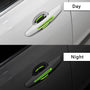 Reflective Car Door Handle Scratch Guards - 8 Pcs