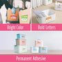 Home Moving Box Labels - 180 Pcs, 5 Colour-Coded Sets