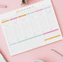 Weekly Planner with Habit Tracker - 10 Sheets, 9 x 11.5 in