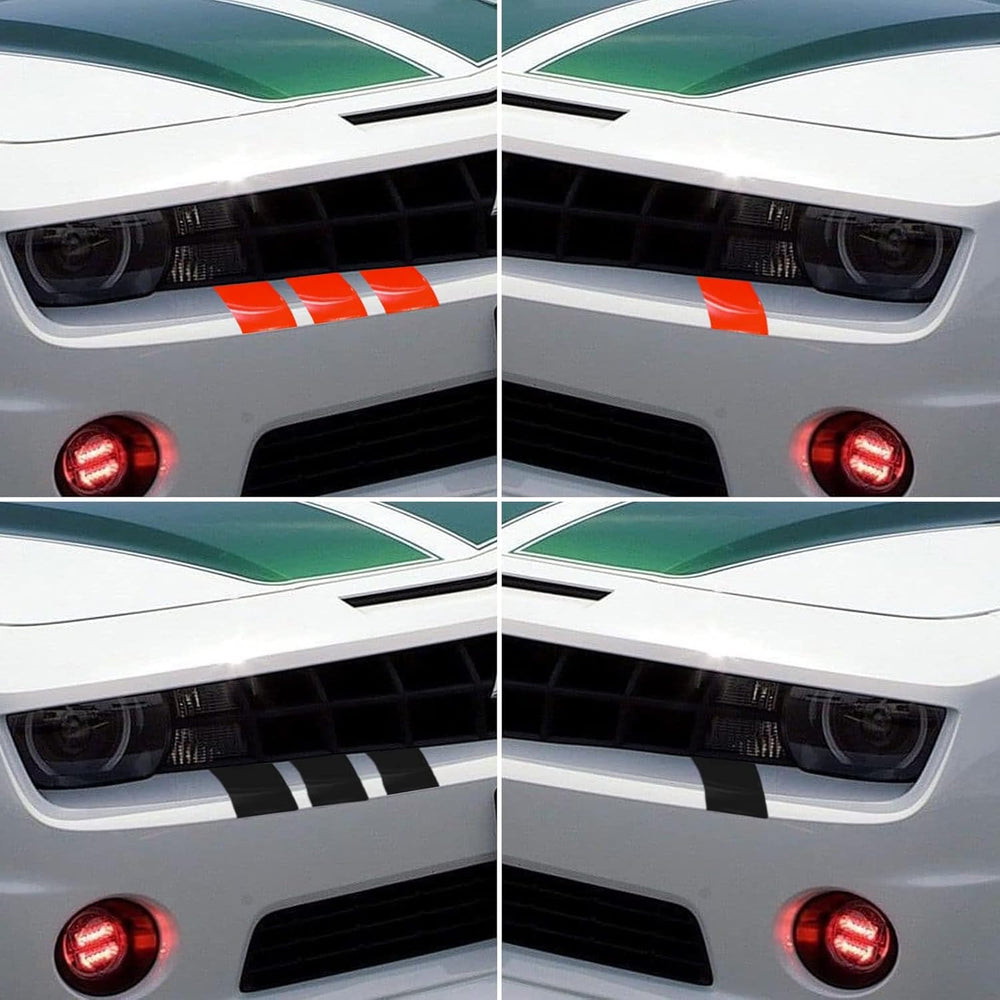 Reflective Wheel Rim Hash Stripe Decals - 6 Pcs, 18-21 in