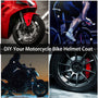 Reflective Wheel Rim Hash Stripe Decals - 6 Pcs, 18-21 in
