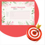 Habit Tracker Calendar - Design 29, 12 Sheets