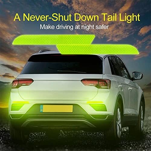 Safety Warning Anti-Collision Auto Safety Car Reflective Strips Reflector Tape Rear Bumper Stickers Warning Mark image 6