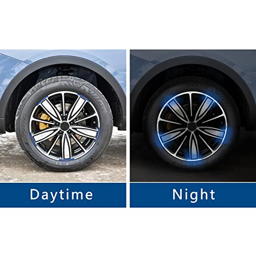 Night Reflective Car Wheel Safety Warning Stripe Decals Stickers Car Motorcycle Bike Wheel Stickers image 9