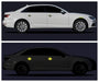 Reflective Car Door Handle Scratch Guards - 8 Pcs