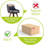 Home Moving Box Labels - 180 Pcs, 5 Colour-Coded Sets