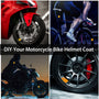 Reflective Wheel Rim Hash Stripe Decals - 6 Pcs, 18-21 in