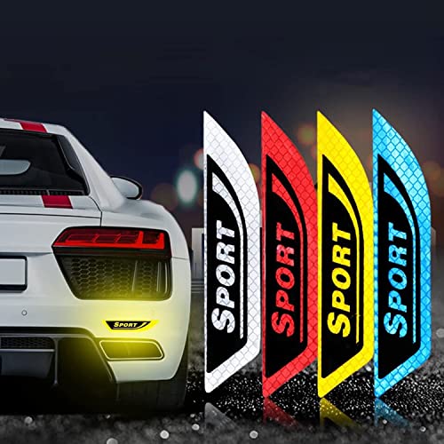 Car Anti Collision Warning Sticker 3D Reflective Tape Safety Sign Scratch Resistant Warning Tape for Bus Motorcycle Bicycle image 1