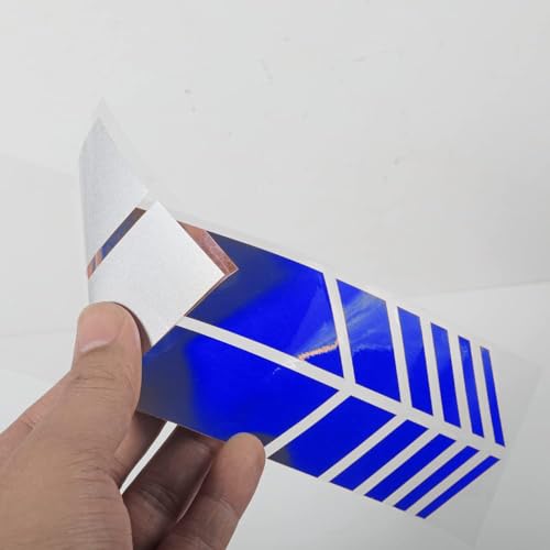 4Pcs Car Rear View Mirror Stickers Decor,DIY Car Body Side Decal Stripe Decals,Laminated Stickers,Waterproof Reflective Car Side Stickers image 13