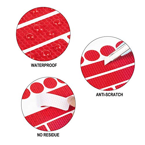 Strong Reflective Stickers High-Intensity Night Visibility Decals Safety Warning Diamond Grade Waterproof Self Adhesive image 12