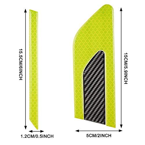 3D Strong Reflective Stripe Stickers for Car Fender Bumper High-Intensity Night Visibility Reflective Decal Safety Warning Diamond Grade Universal image 14
