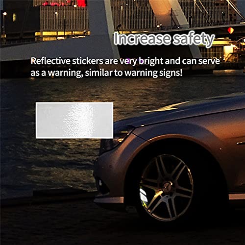 (6 Pcs) Fits 18''- 21'' Wheel Decals Hash Stripe Stickers Wheels, Reflective Car Wheel Rim Decal Stripes Decoration Accessories image 7