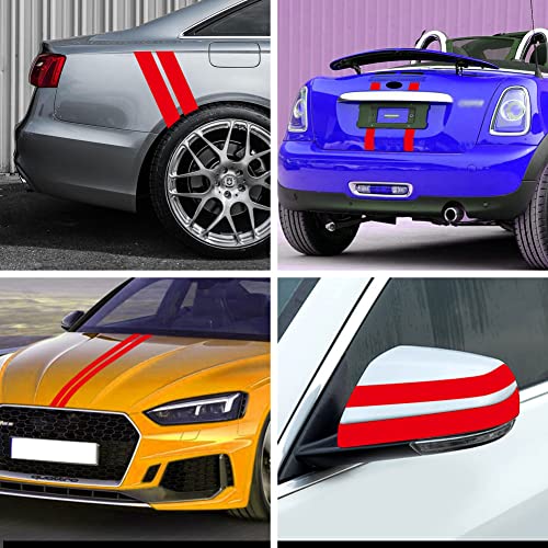 Car Wheel Fender Hash Stripe Decal Reflective Vinly Sticker Warning Safety Reflector Strips Auto Bumper Body Stickers Decals 4pcs image 11