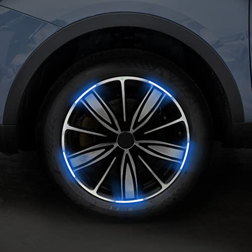 Night Reflective Car Wheel Safety Warning Stripe Decals Stickers Car Motorcycle Bike Wheel Stickers image 11