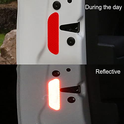 Universal Auto Car Door Open Sticker Reflective Tape Safety Warning Decal Universal image 3
