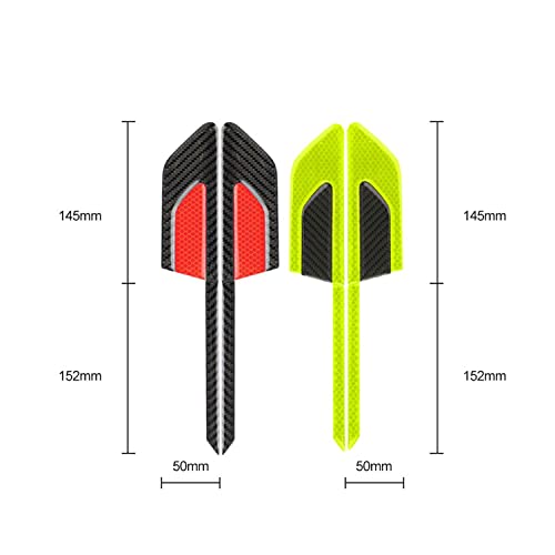 Car Side High Intensity Reflective Bumper Fender Safety Warning Sticker Night Visibility image 2