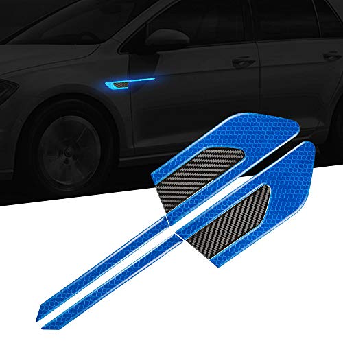 3D Strong Reflective Stripe Stickers for Car Fender Bumper High-Intensity Night Visibility Reflective Decal Safety Warning Diamond Grade Universal image 6