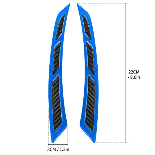 Car Blade Wheel Eyebrow Reflective Sticker Safety Warning Anti-Collision Strip Protection Sticker image 9