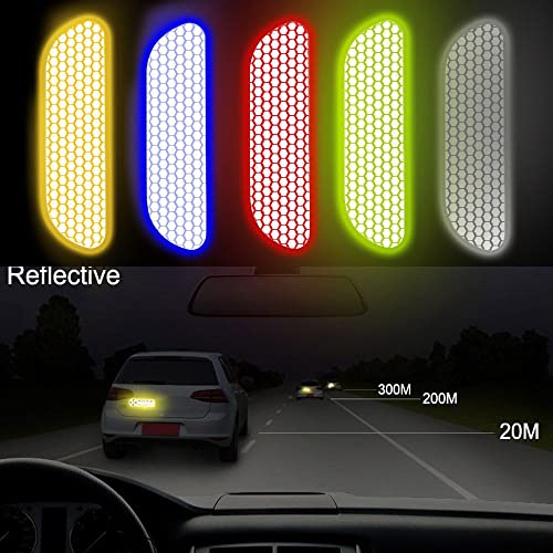 Universal Auto Car Door Open Sticker Reflective Tape Safety Warning Decal Universal image 2