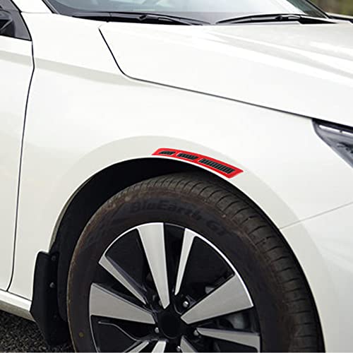Car Blade Wheel Eyebrow Reflective Sticker Safety Warning Anti-Collision Strip Protection Sticker image 3