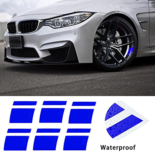 (6 Pcs) Fits 18''- 21'' Wheel Decals Hash Stripe Stickers Wheels, Reflective Car Wheel Rim Decal Stripes Decoration Accessories image 15