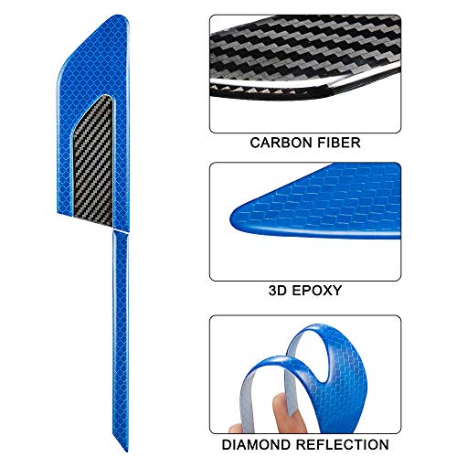 3D Strong Reflective Stripe Stickers for Car Fender Bumper High-Intensity Night Visibility Reflective Decal Safety Warning Diamond Grade Universal image 8